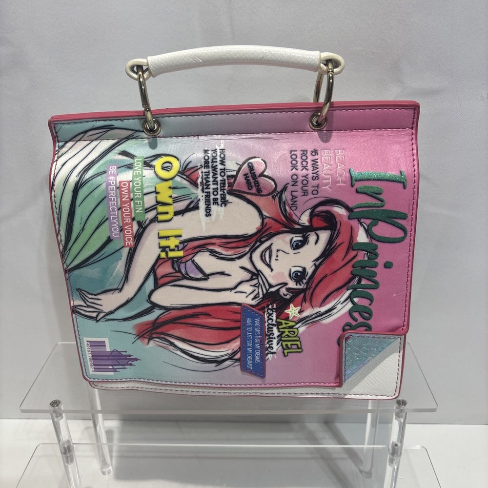 Danielle Nicole Disney Little Mermaid Ariel Magazine Satchel Crossbody Descript